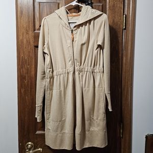 Evy's Tree Ann Marie Hoodie in Tan Size Large